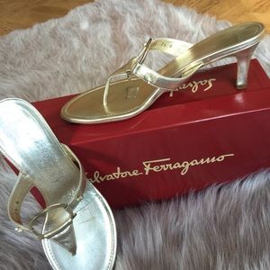 Salvatore Ferragamo healed sandals